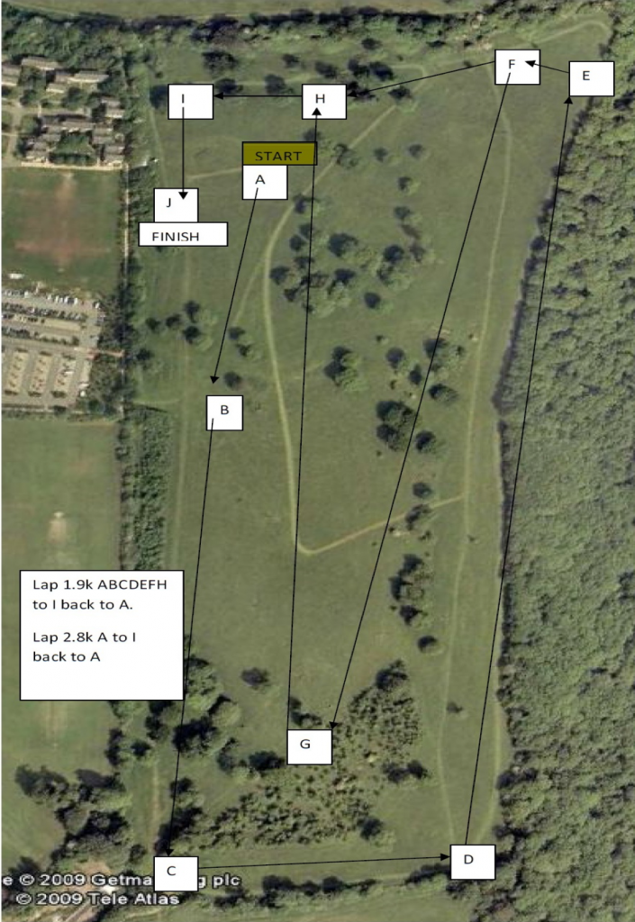 Tri County Championships Course Map 2018